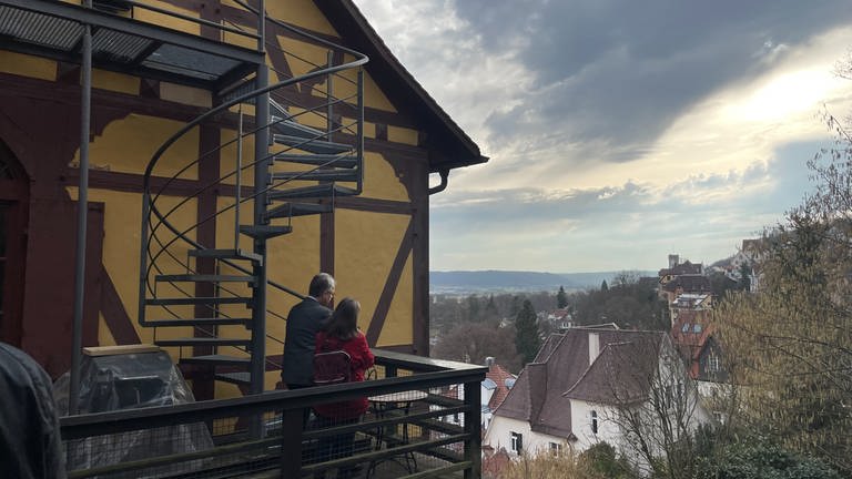 Ein Blick über Tübingen von der Villa Hügel. (Foto: SWR, Lotta Bertz)