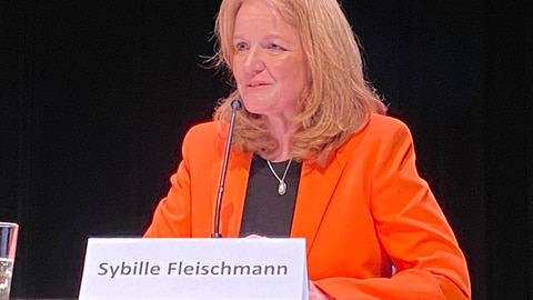 Vorstellung der OB Kandidaten in Balingen: Sybille Fleischmann (Foto: SWR, Bertram Schwarz)