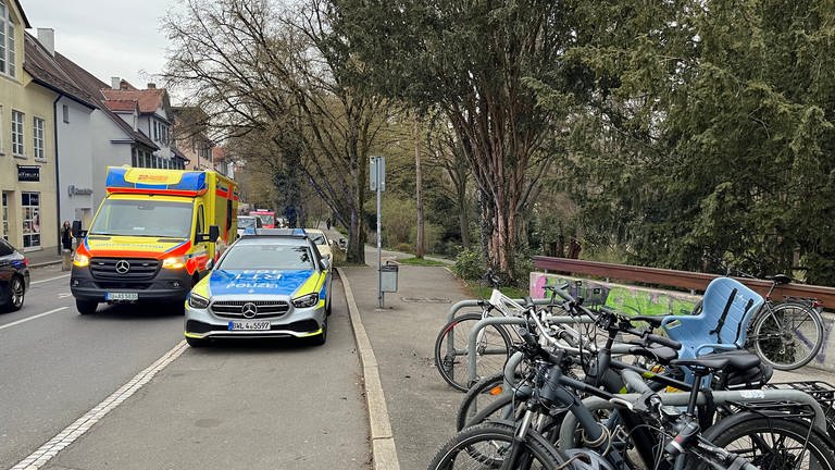 Polizeieinsatz nach Messerstecherei im Botanischen Garten in Tübingen (Foto: SWR, Tim Richter)