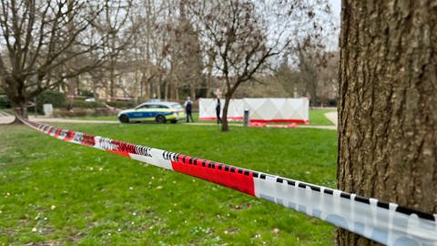 Polizeieinsatz nach Messerstecherei im Botanischen Garten in Tübingen (Foto: SWR, Tim Richeter)