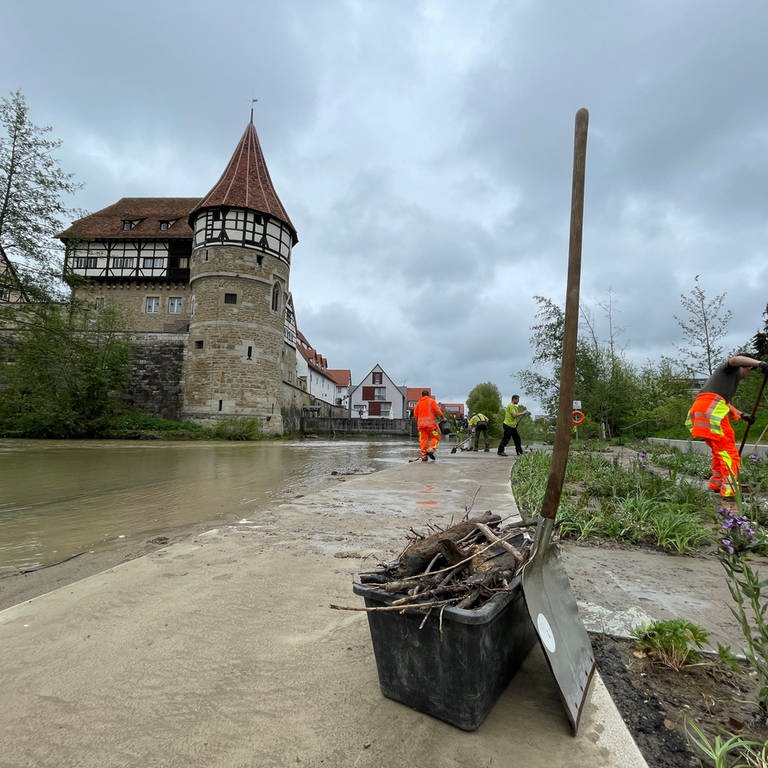 Hochwasser in Balingen (Foto: SWR, Harry Röhrle, SWR)