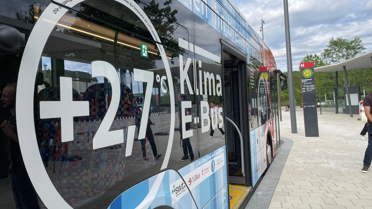Tübingens neuer Klima E-Bus (Foto: SWR)