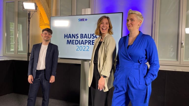 PreisträgerInnen Hans Bausch Mediapreis 2022 (Foto: SWR, Peter Binder)