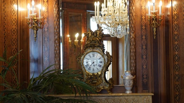 Uhr im Schloß Sigmaringen (Foto: SWR, Julia Klebitz)