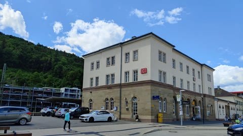 Bahnhofsgebäude in Horb am Neckar