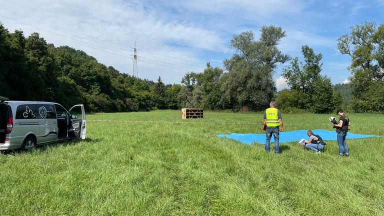 Bundesstelle für Flugunfalluntersuchung ermittelt nach Notlandung von Heißluftballon bei Bad Niedernau. (Foto: SWR)