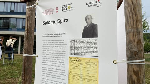 Ausstellung Theresienstadt Plakat Salomo Spiro (Foto: SWR, Nikolaus Rhein)