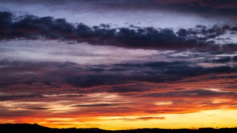 Sonnenuntergang Gomaringen (Foto: SWR, Harry Röhrle)