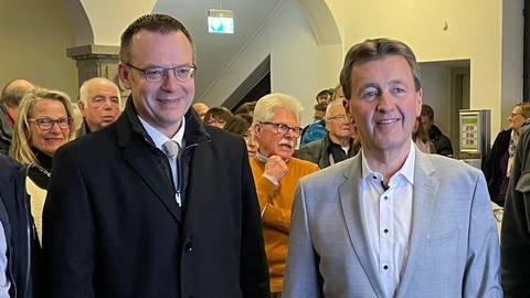 Udo Hollauer und Roland Tralmer sind aussichtsreiche Kandidaten für die OB-Wahl in Albstadt (Foto: SWR)