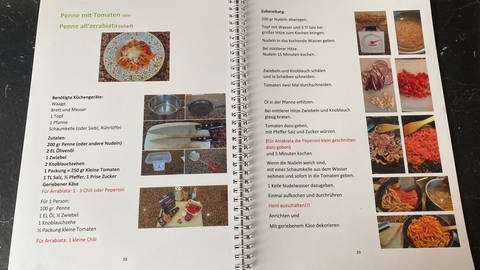 Ein Rezept aus Isabelles Kochbuch (Foto: SWR)