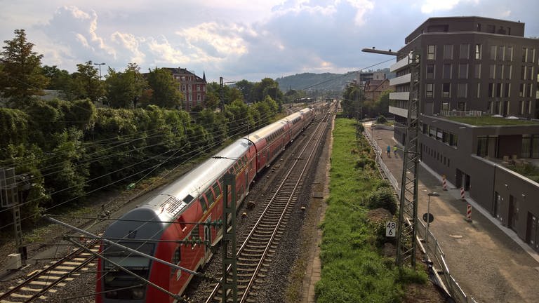 Bahnstrecke Tübingen - Stuttgart wieder gesperrt (Foto: SWR, Rolf Maurer)
