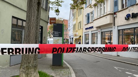 Polizeieinsatz in Tübingen  (Foto: SWR, Magdalena Knöller)