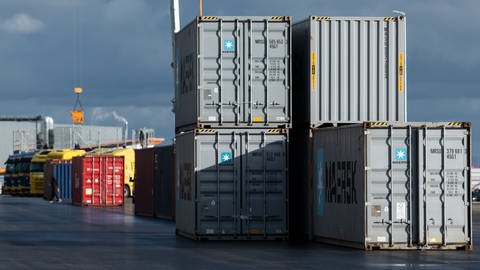 Das Container-Terminal Black Forest in Horb (Foto: dpa Bildfunk, picture alliance/dpa | Silas Stein)