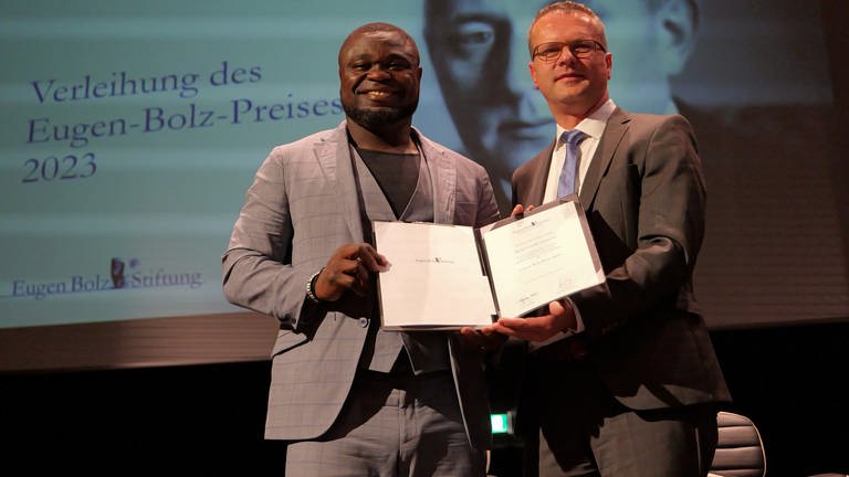Eugen-Bolz-Preis für Gerald Asamoah (Foto: SWR, Harry Röhrle)