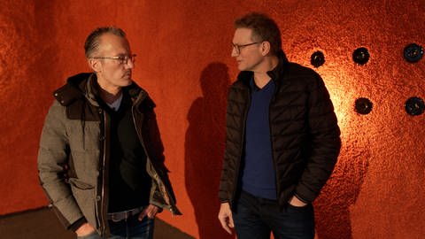 Robert Weihing und Carsten Schuffert planen den Kinoneustart in Tübingen (Foto: SWR, René Munder)