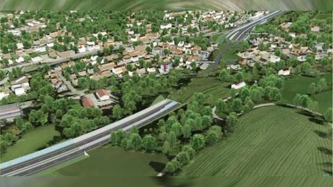 So könnte der geplante Tunnel die B29 künftig durch Böbingen führen (Foto: Gemeinde Böbingen)