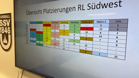 Eine Grafik über die Aufstiegsaspiranten der vergangenen Spielzeiten in der Regionalliga Südwest (Foto: SWR)