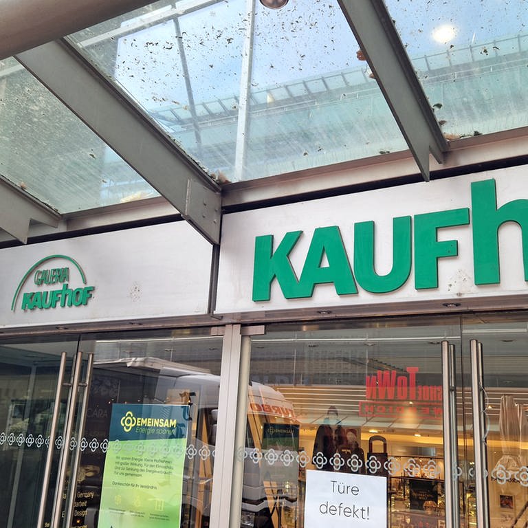 Auch in Ulm ist die Unsicherheit und die Sorge über die Zukunft der dortigen Galeria Kaufhof-Filiale groß. (Foto: SWR, Petra Volz)