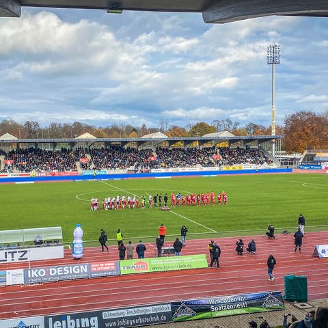 Der SSV Ulm 1846 Fußball holt im Spitzenspiel der Regionalliga Südwest ein 2:2-Unentschieden gegen den TSV Steinbach-Haiger. (Foto: SWR)