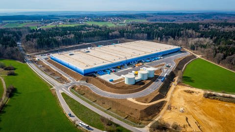 Neuer Amazon Logistikstandort in Heidenheim  (Foto: GLP Germany Management GmbH)
