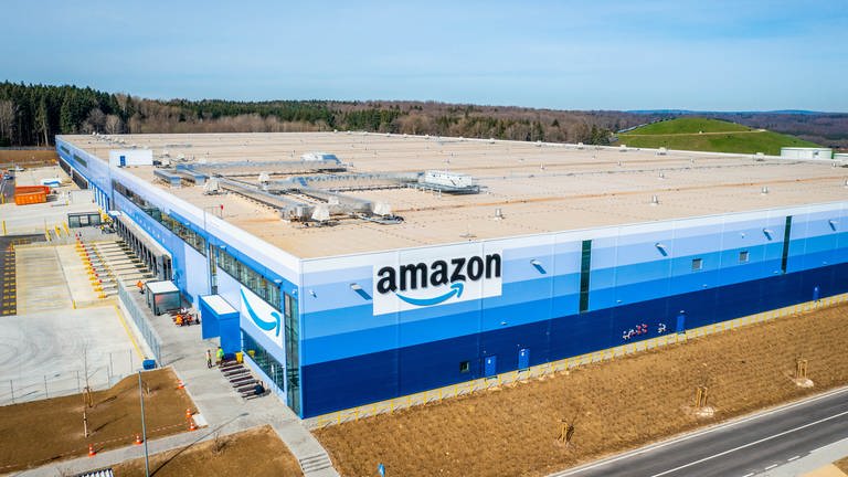 Das Gebäude des neuen Logistikstandorts von Amazon in Heidenheim (Foto: GLP Germany Management GmbH)