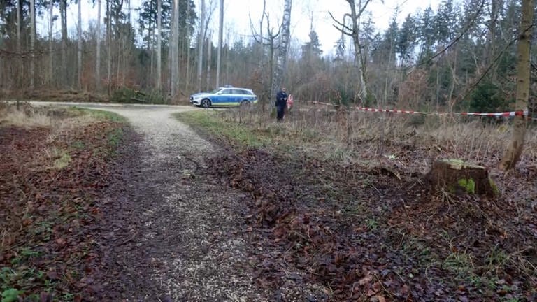 An dieser Stelle in einem Waldstück Stadtteil Wiblingen in Ulm soll der 15-Jährige seine gleichaltrige Freundin im Dezember erwürgt haben, die Staatsanwaltschaft hat jetzt Anklage wegen Totschlags erhoben. 