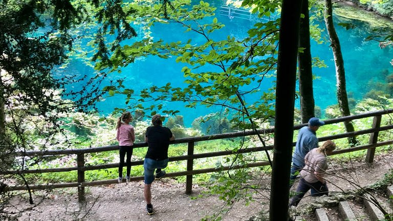 Der Blautopf in Blaubeuren ist ein magischer Anziehungspunkt für Besucherinnnen und Besucher. Nun soll das Areal soll umgestaltet werden.  (Foto: SWR, Christine Janke )