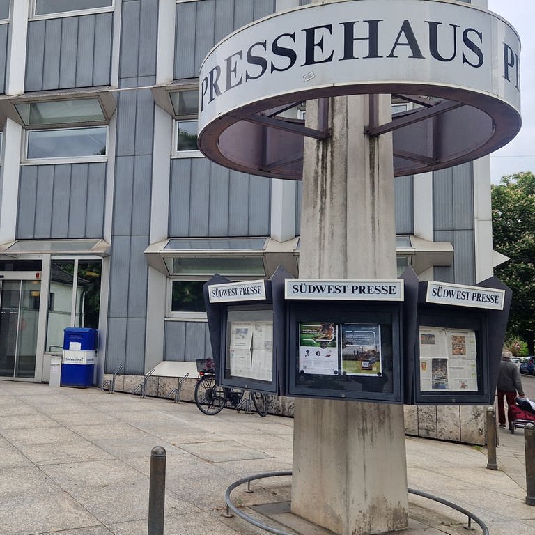 Das Verlagshaus der Südwestpresse in Ulm: Möglicherweise sind die "Südwest Presse" und die "Heidenheimer Zeitung" Opfer eines Cyberangriffs geworden.  (Foto: SWR, Petra Volz)