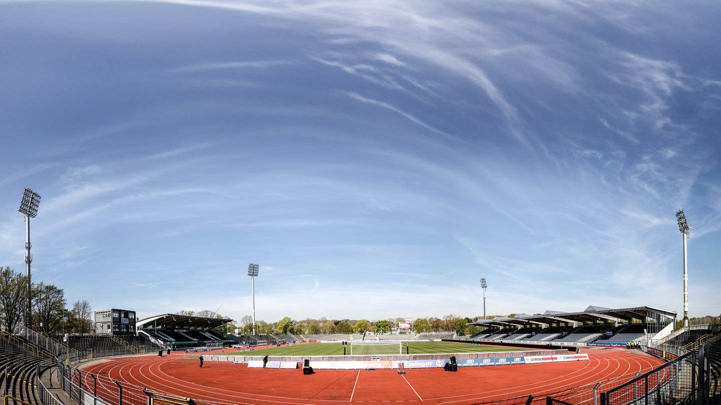 Das Donaustadion in Ulm (Foto: IMAGO, IMAGO / Lucca Fundel)