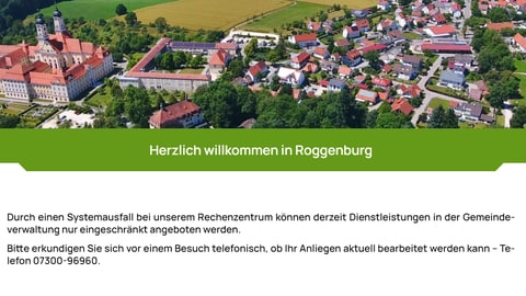 Bei einem Hackerangriff auf ein Rechenzentrum im Landkreis Neu-Ulm sind die Systeme von elf Kommunen wie Roggenburg ausgefallen.  (Foto: Gemeinde Roggenburg)
