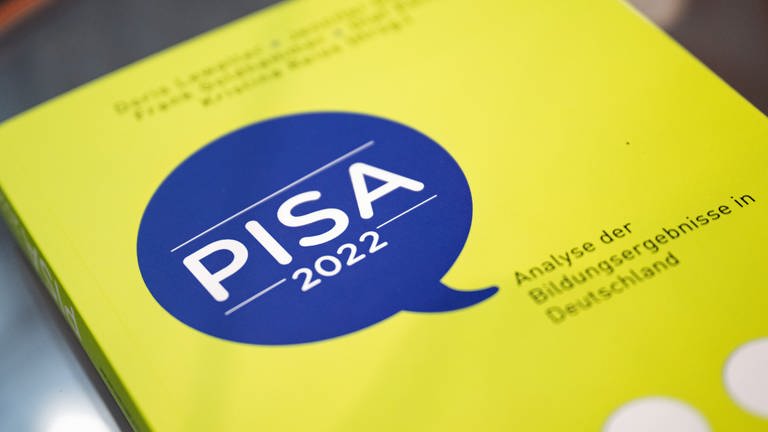 Gelbes Pisa-Studie-Buch: Suche nach Gründen für schlechtestes Ergebnis der Pisa-Studie in Deutschland........... (Foto: dpa Bildfunk, picture alliance / dpa / Christophe Gateau)