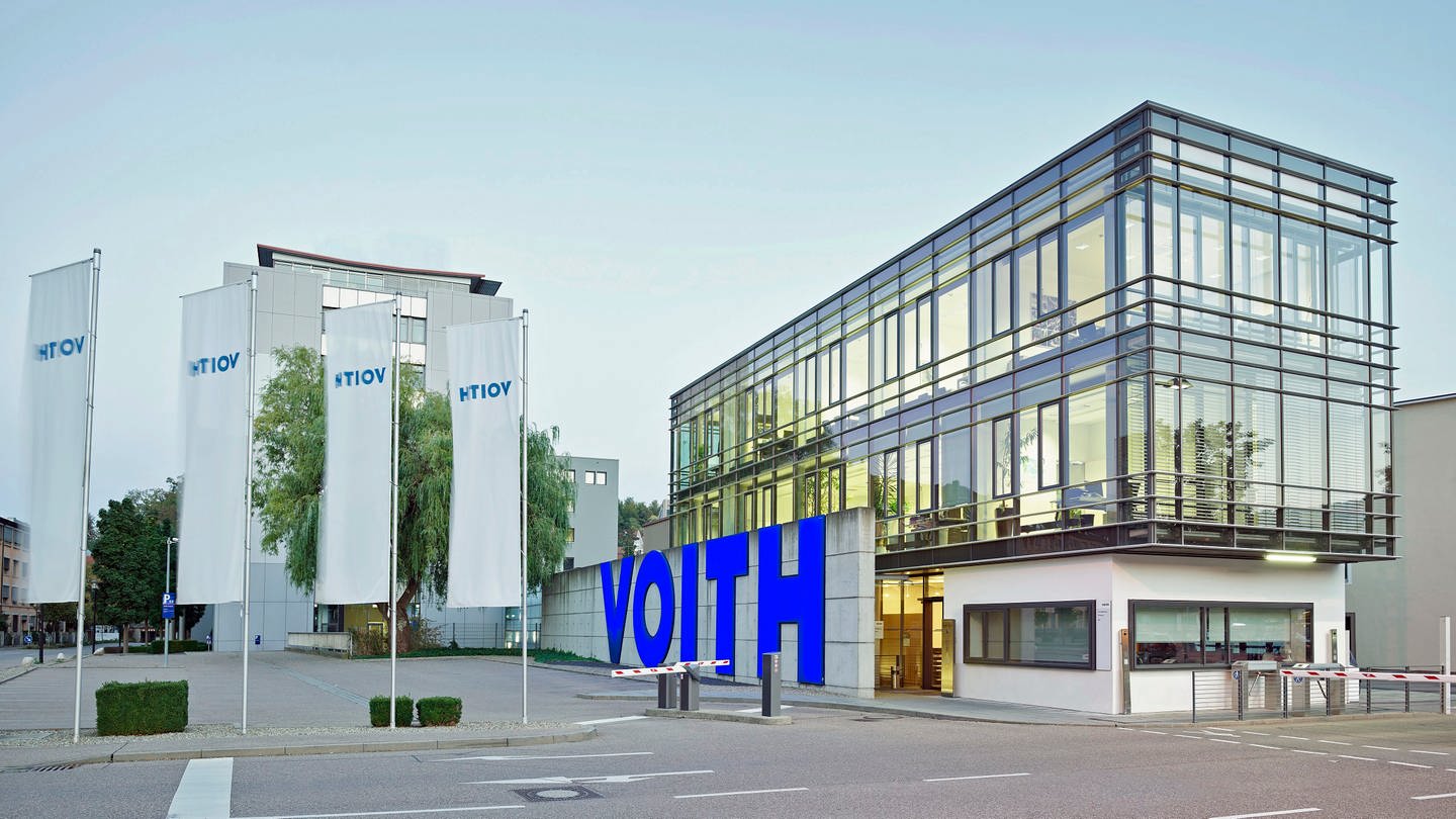 Das Gebäude der Firma Voith in Heidenheim. Der Umsatz wurde gegenüber dem Vorjahr um 13 Prozent gesteigert. (Foto: Pressestelle, Voith GmbH & Co. KGaA)