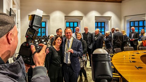 Martin Ansbacher (SPD) ist am Donnerstagnachmittag als neuer Oberbürgermeister Ulms vereidigt worden (Foto: SWR, Volker Wüst)