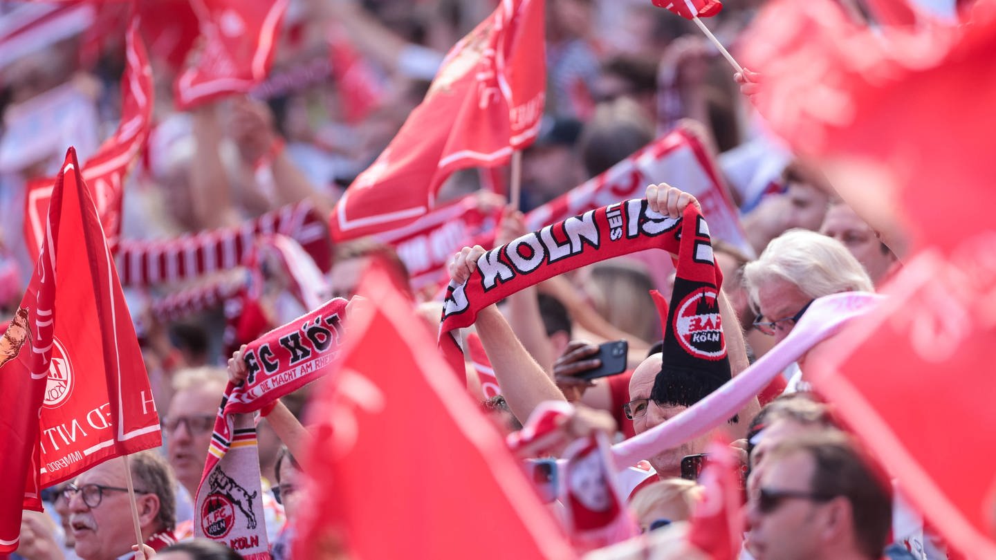 In Fanportalen der Kölner wurde dazu aufgerufen, die Mannschaft möglichst zahlreich zu begleiten. (Foto: IMAGO, IMAGO / RHR-Foto)