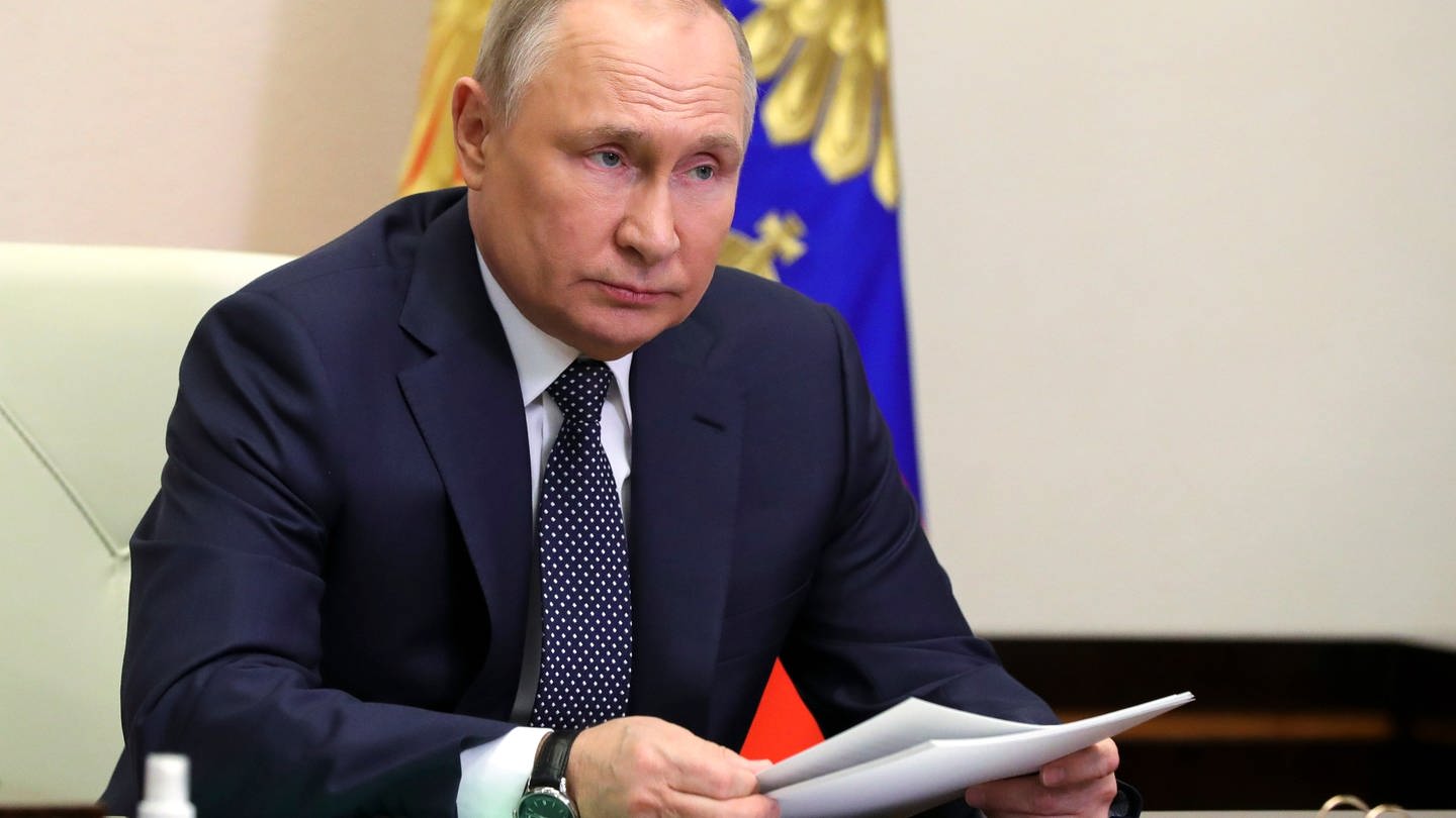 Wladimir Putin, Präsident von Russland (Foto: dpa Bildfunk, picture alliance/dpa/Pool Sputnik Kremlin/AP | Mikhail Klimentyev)