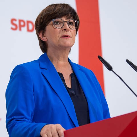 SPD-Co Chefin Saskia Esken (Foto: dpa Bildfunk, Foto: Christophe Gateau)