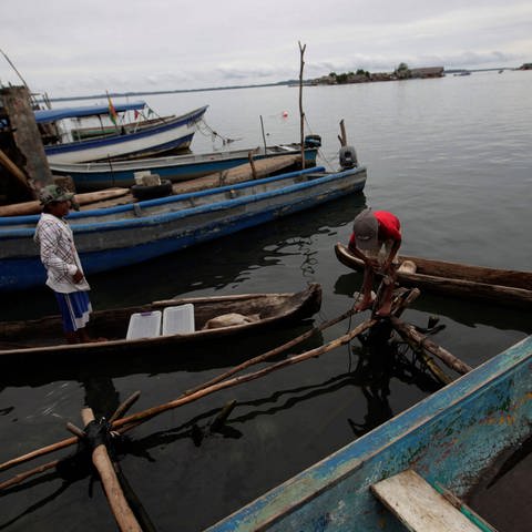 Panama: Flucht vor dem Untergang - Eine Insel zieht um (Foto: picture-alliance / Reportdienste, Foto: xBienvenidoxVelascox AME4249 20190619-636965601720299116)
