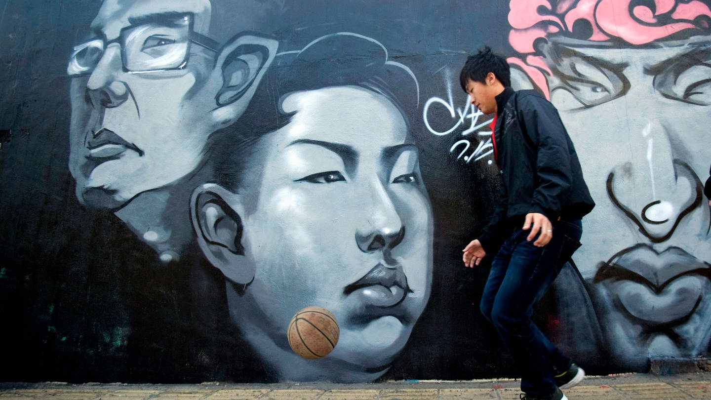 Kunst in China (Foto: dpa Bildfunk, picture alliance / dpa | Wu Hong)