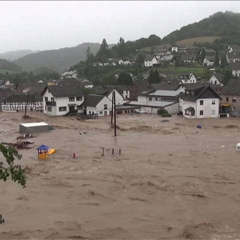 Überschwemmung in Rheinland-Pfalz (Foto: SWR)