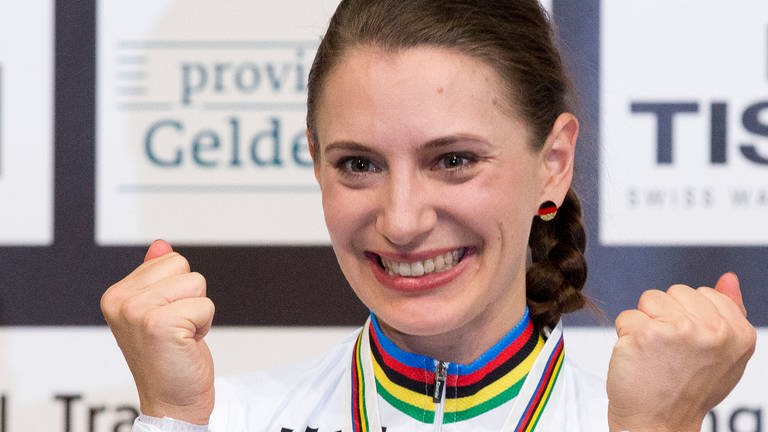 Miriam Welte, Bahnrad-Olympiasiegerin aus Kaiserslautern (Foto: dpa Bildfunk, Picture Alliance)
