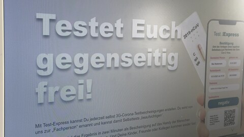 Screenshot der homepage "Testet Euch gegenseitig frei!" (Foto: SWR, Quelle: test-express.de)
