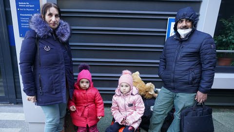 Die Familie ist aus der ukrainischen Stadt Charkiw geflohen.  (Foto: dpa Bildfunk, Picture Alliance)