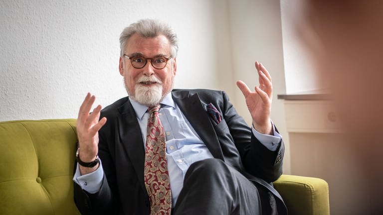 Herbert Mertin (FDP), Justizminister von Rheinland-Pfalz (Foto: dpa Bildfunk, picture alliance/dpa | Frank Rumpenhorst)