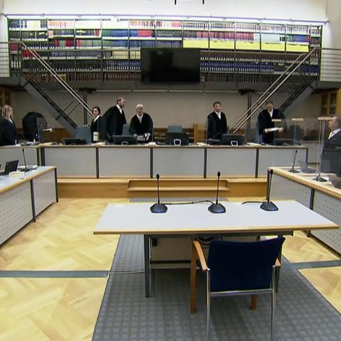 Prozesssaal (Foto: SWR)