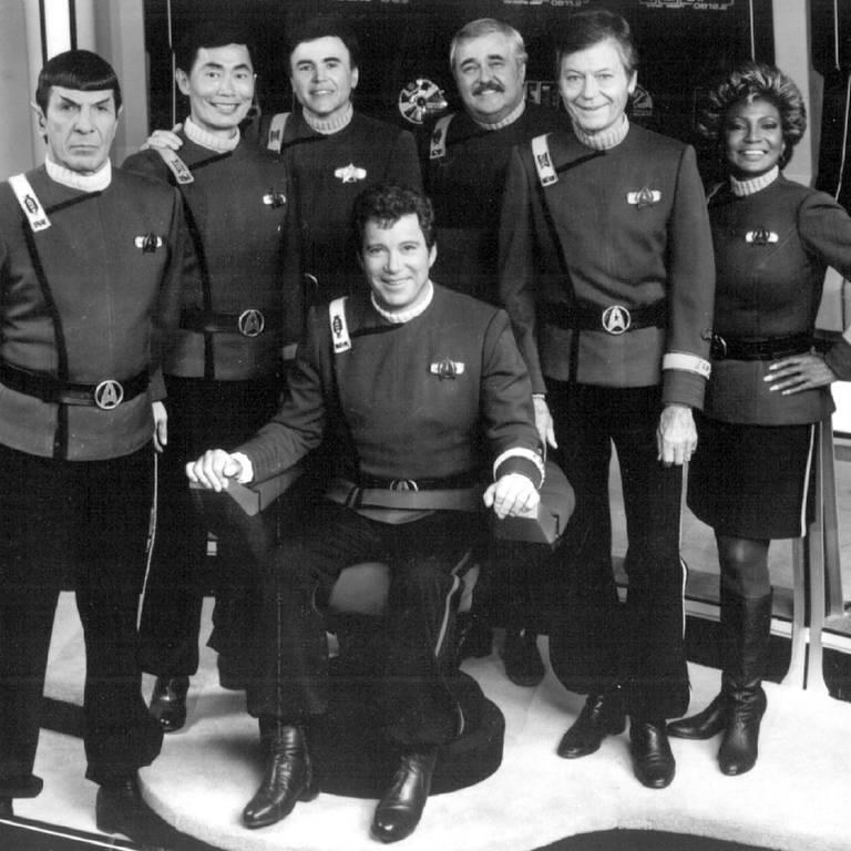 Die alte Star Trek-Crew um Captain James T. Kirk (Foto: picture-alliance / Reportdienste, Paramount Pictures)