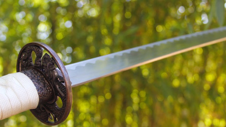 Ein Samurai-Schwert (Symbolbild) (Foto: picture-alliance / Reportdienste, picture alliance / Zoonar | LM)