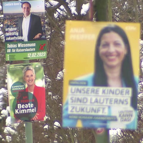 Stehsatz OB Kandidaten KL (Foto: SWR)