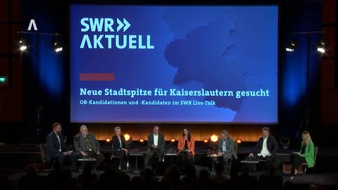 Diskussion um Lebensqualität in KL von OB-Kandidaten (Foto: SWR)