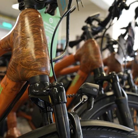 Fahrräder in einem Fahrradladen (Foto: SWR)
