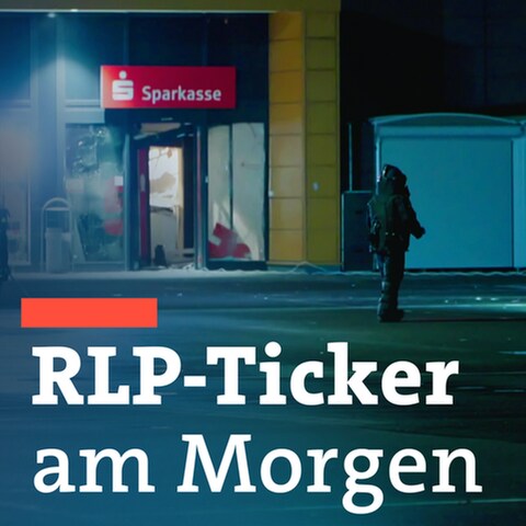 In Rheingönheim wurde ein Geldautomat gesprengt (Foto: SWR)